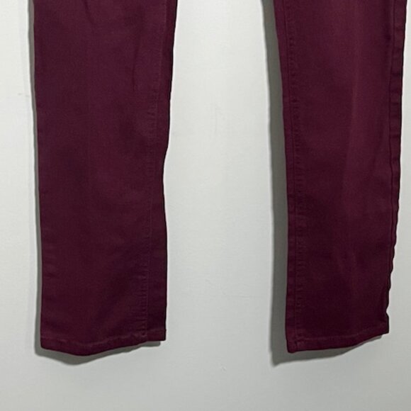 Royal Blue Skinny Fit Size 34x32 Maroon Jeans - Picture 5 of 12